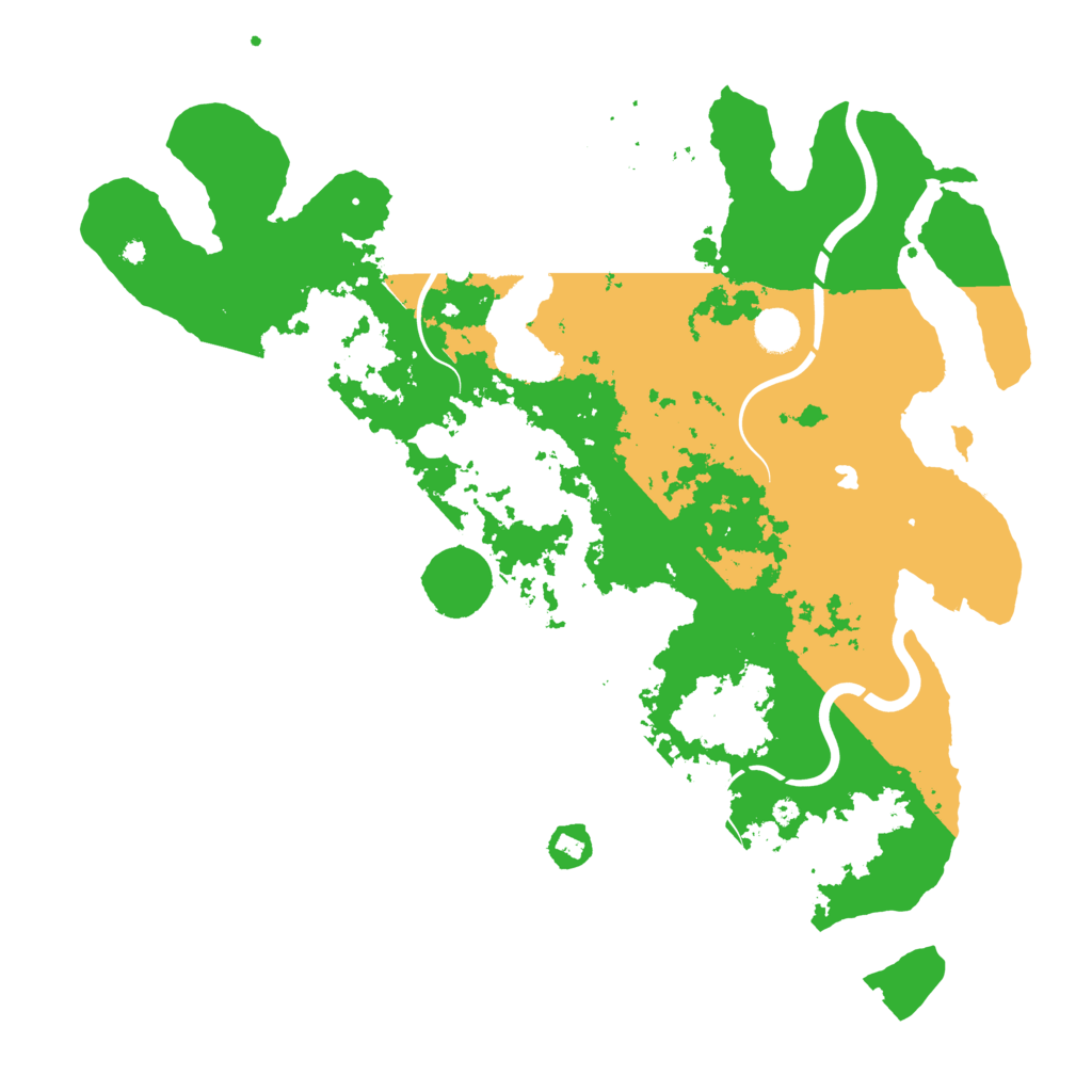 Biome Rust Map: Procedural Map, Size: 4300, Seed: 704365044