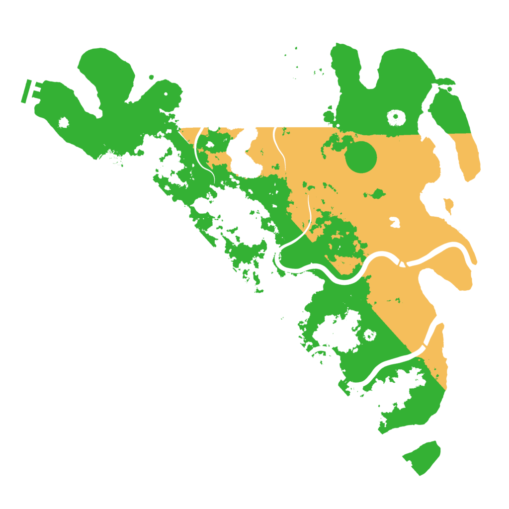 Biome Rust Map: Procedural Map, Size: 4300, Seed: 704365044