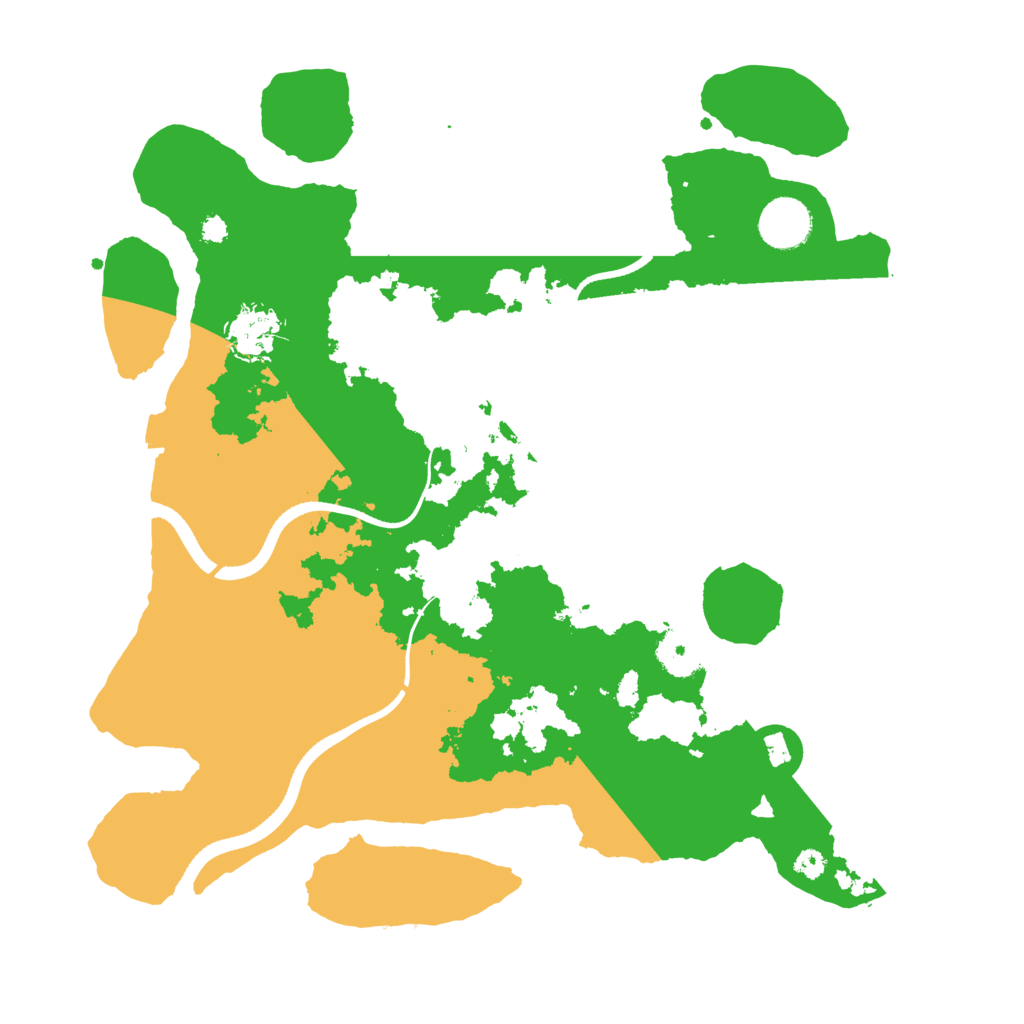 Biome Rust Map: Procedural Map, Size: 3500, Seed: 320460985