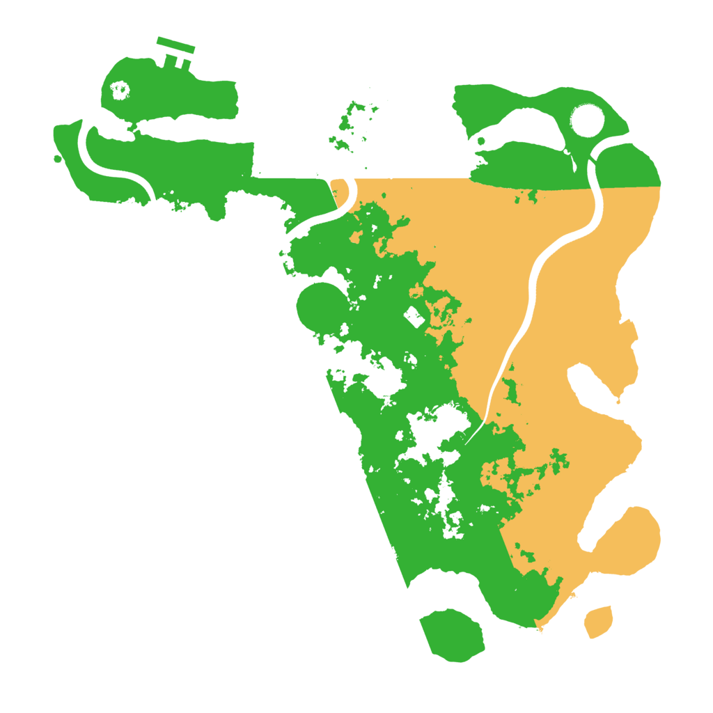 Biome Rust Map: Procedural Map, Size: 3750, Seed: 60000