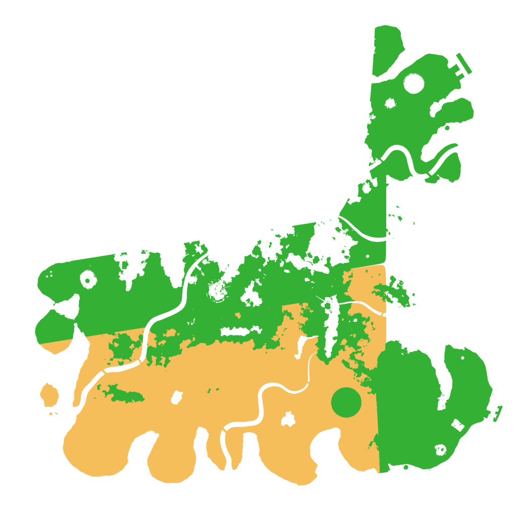 Biome Rust Map: Procedural Map, Size: 4500, Seed: 369963