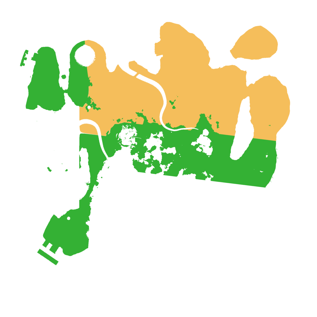 Biome Rust Map: Procedural Map, Size: 2800, Seed: 1582809269