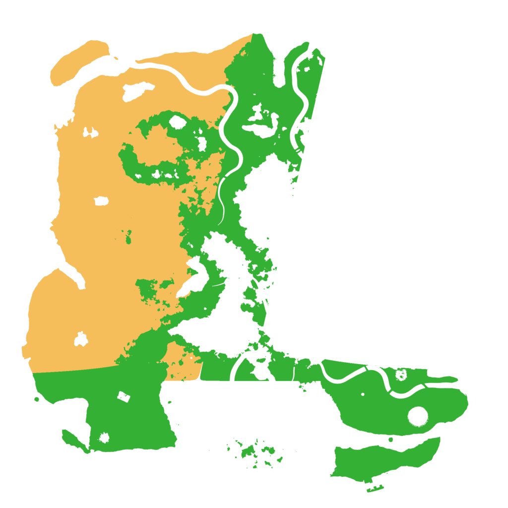 Biome Rust Map: Procedural Map, Size: 4500, Seed: 270523486