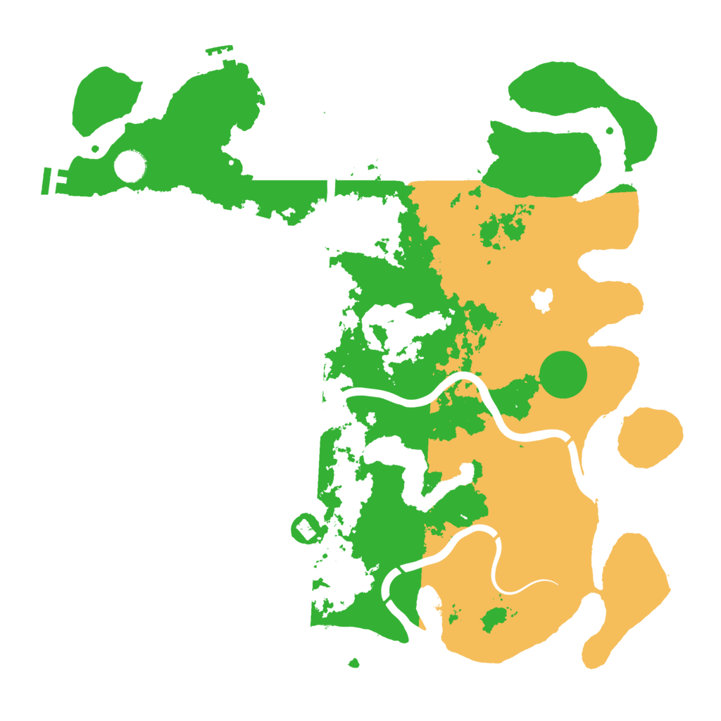 Biome Rust Map: Procedural Map, Size: 4000, Seed: 877152164