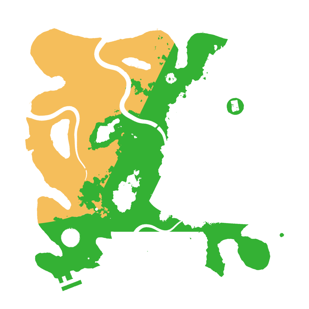 Biome Rust Map: Procedural Map, Size: 3000, Seed: 56712