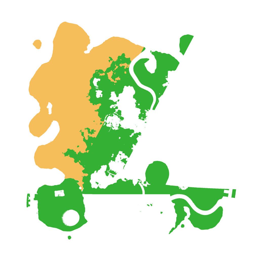 Biome Rust Map: Procedural Map, Size: 2900, Seed: 85000