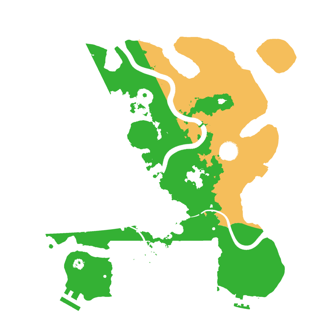 Biome Rust Map: Procedural Map, Size: 3000, Seed: 2103615971