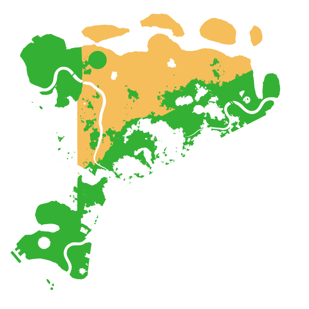 Biome Rust Map: Procedural Map, Size: 4500, Seed: 8540