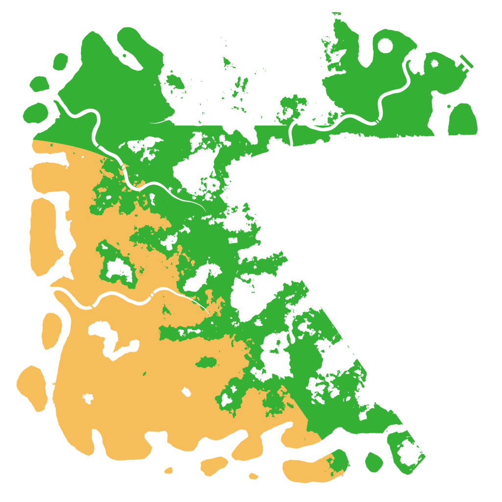 Biome Rust Map: Procedural Map, Size: 6000, Seed: 319578090