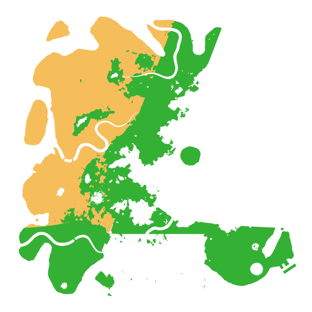 Biome Rust Map: Procedural Map, Size: 4400, Seed: 669524