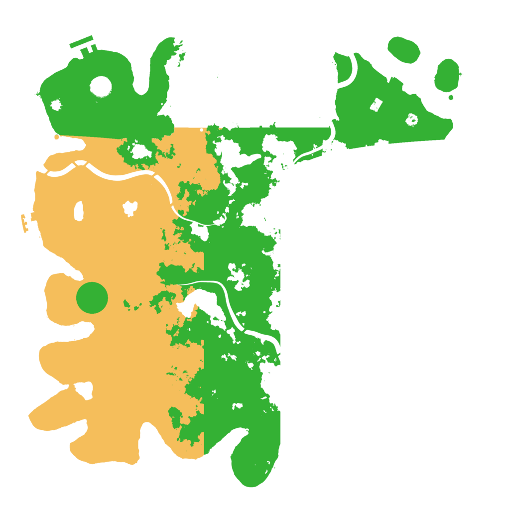 Biome Rust Map: Procedural Map, Size: 4250, Seed: 280792140