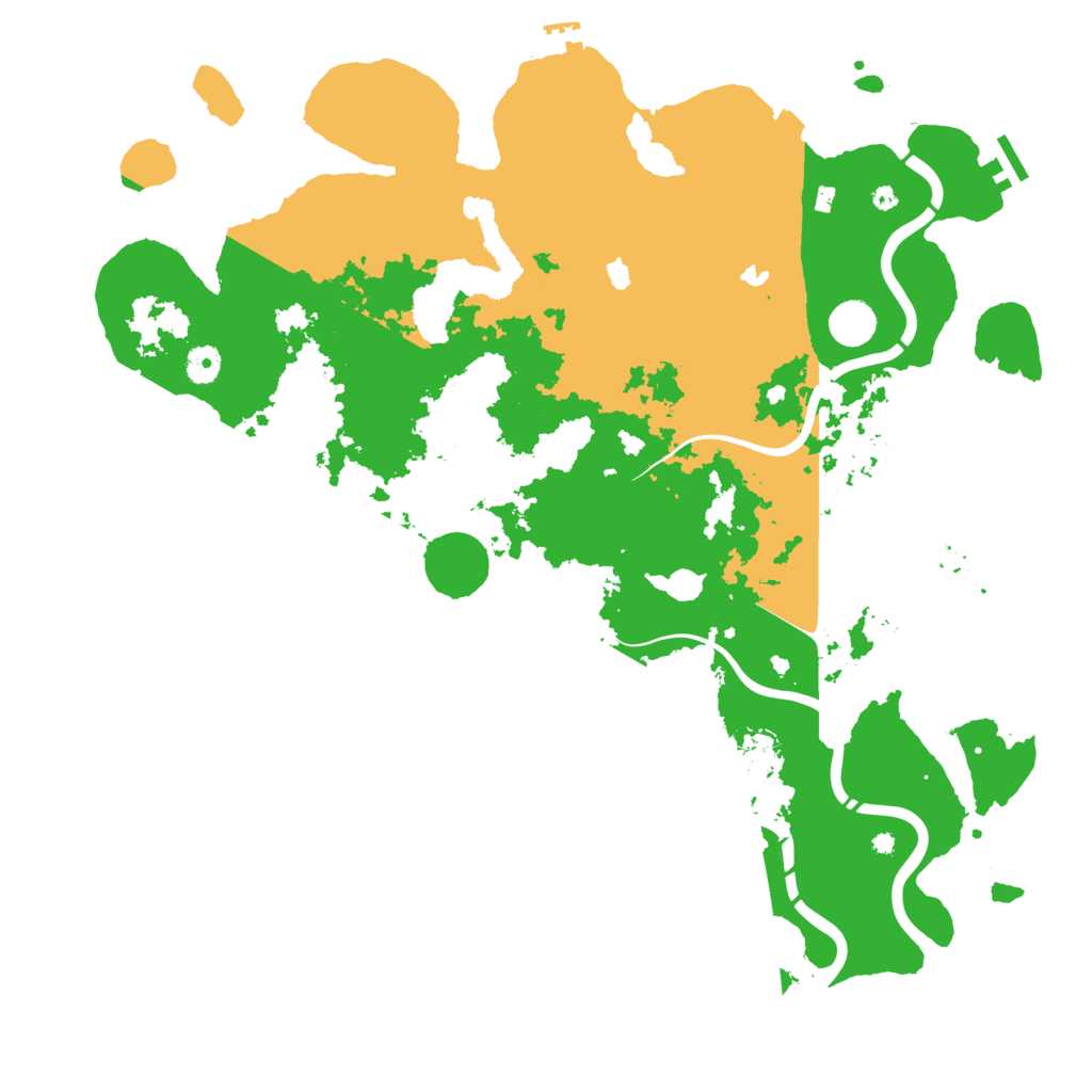 Biome Rust Map: Procedural Map, Size: 4500, Seed: 213392508