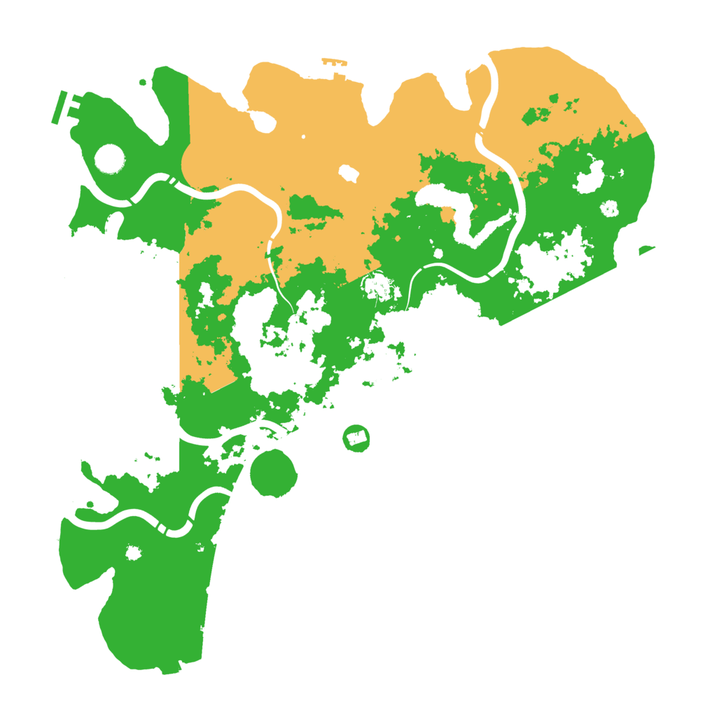 Biome Rust Map: Procedural Map, Size: 4250, Seed: 1861566049