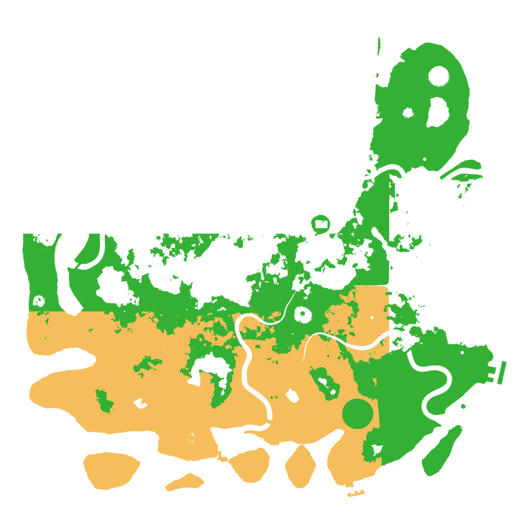 Biome Rust Map: Procedural Map, Size: 4500, Seed: 899898745