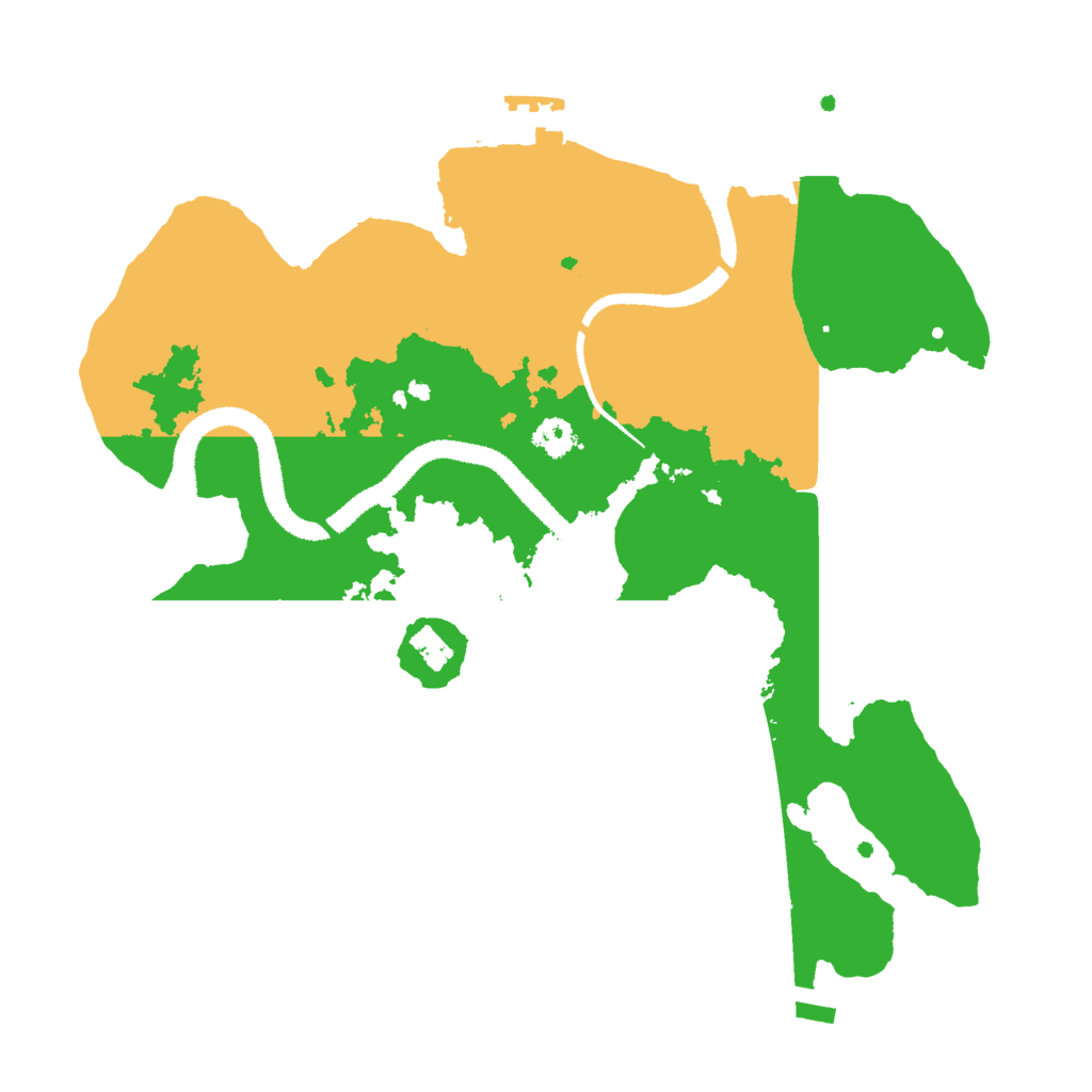 Biome Rust Map: Procedural Map, Size: 2777, Seed: 1394887885