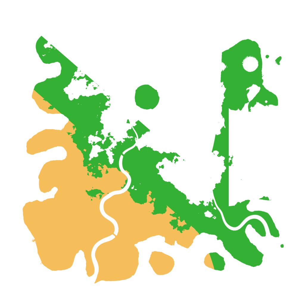 Biome Rust Map: Procedural Map, Size: 3500, Seed: 800321111