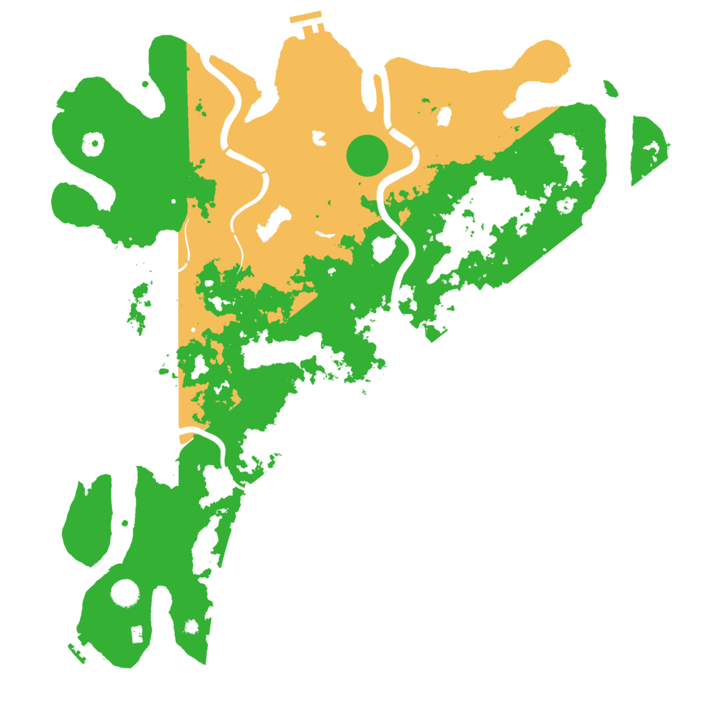 Biome Rust Map: Procedural Map, Size: 4500, Seed: 1617780208