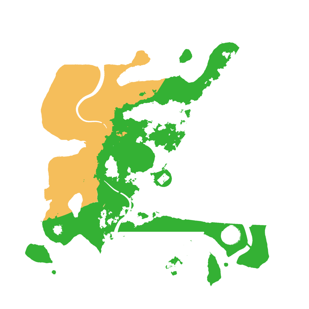 Biome Rust Map: Procedural Map, Size: 3000, Seed: 1741297296