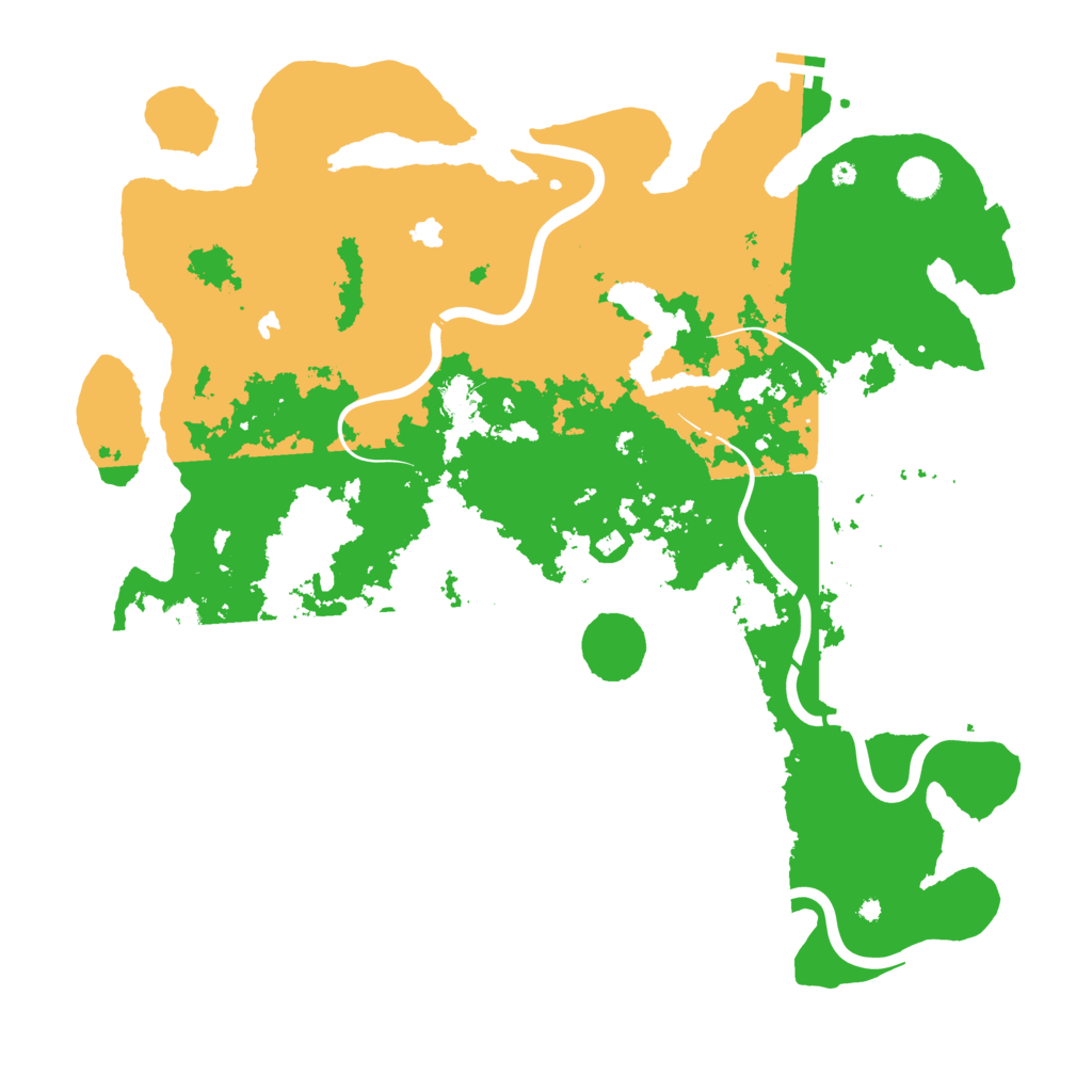 Biome Rust Map: Procedural Map, Size: 4500, Seed: 21007047
