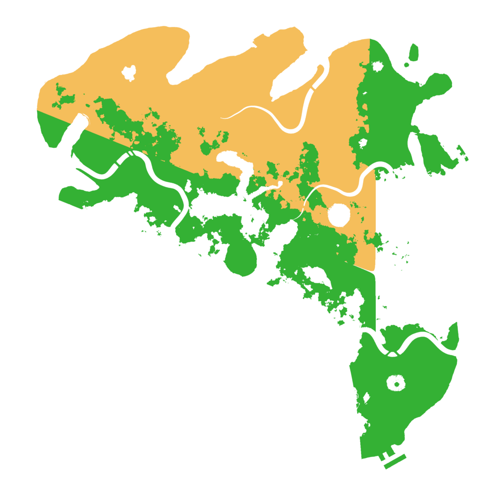 Biome Rust Map: Procedural Map, Size: 4250, Seed: 45678934