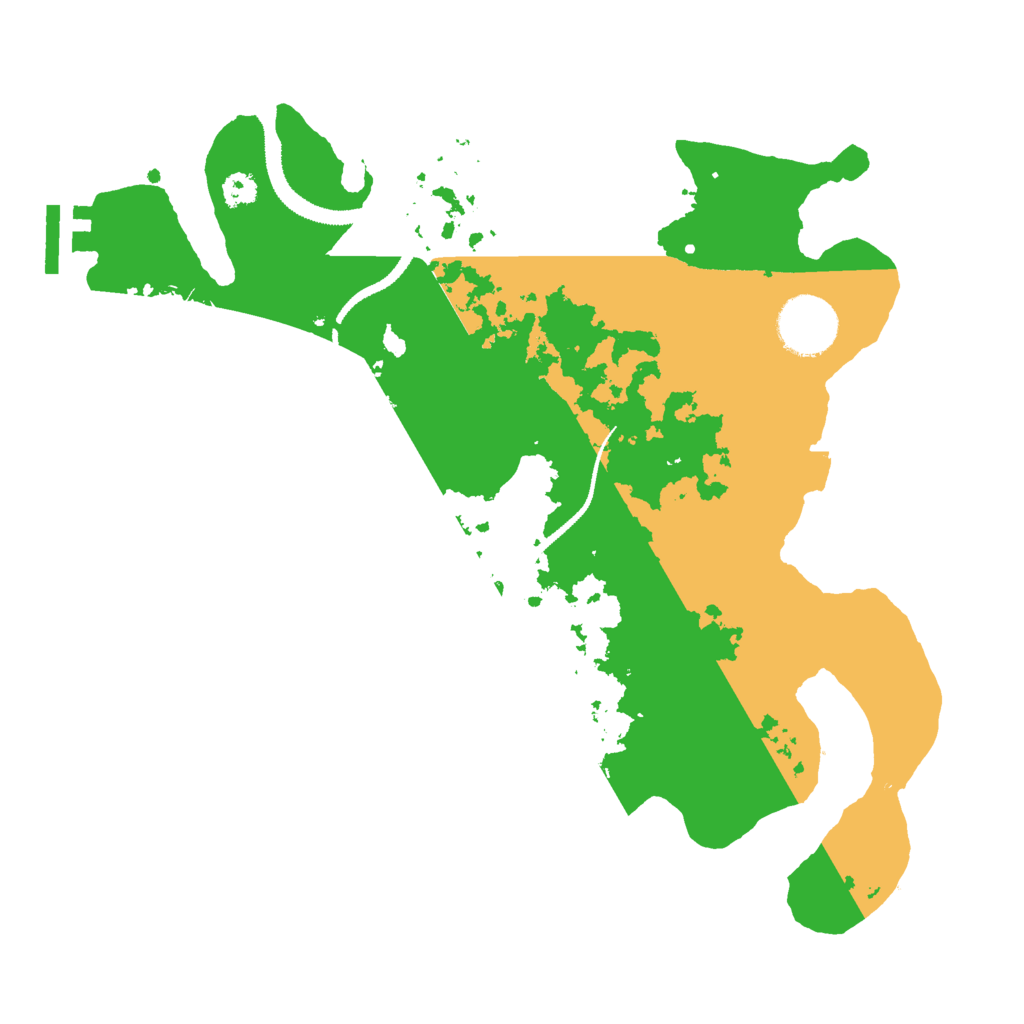 Biome Rust Map: Procedural Map, Size: 3000, Seed: 56573