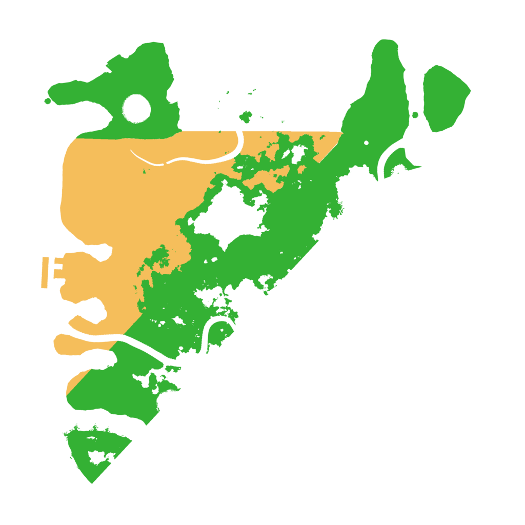 Biome Rust Map: Procedural Map, Size: 3400, Seed: 198770353
