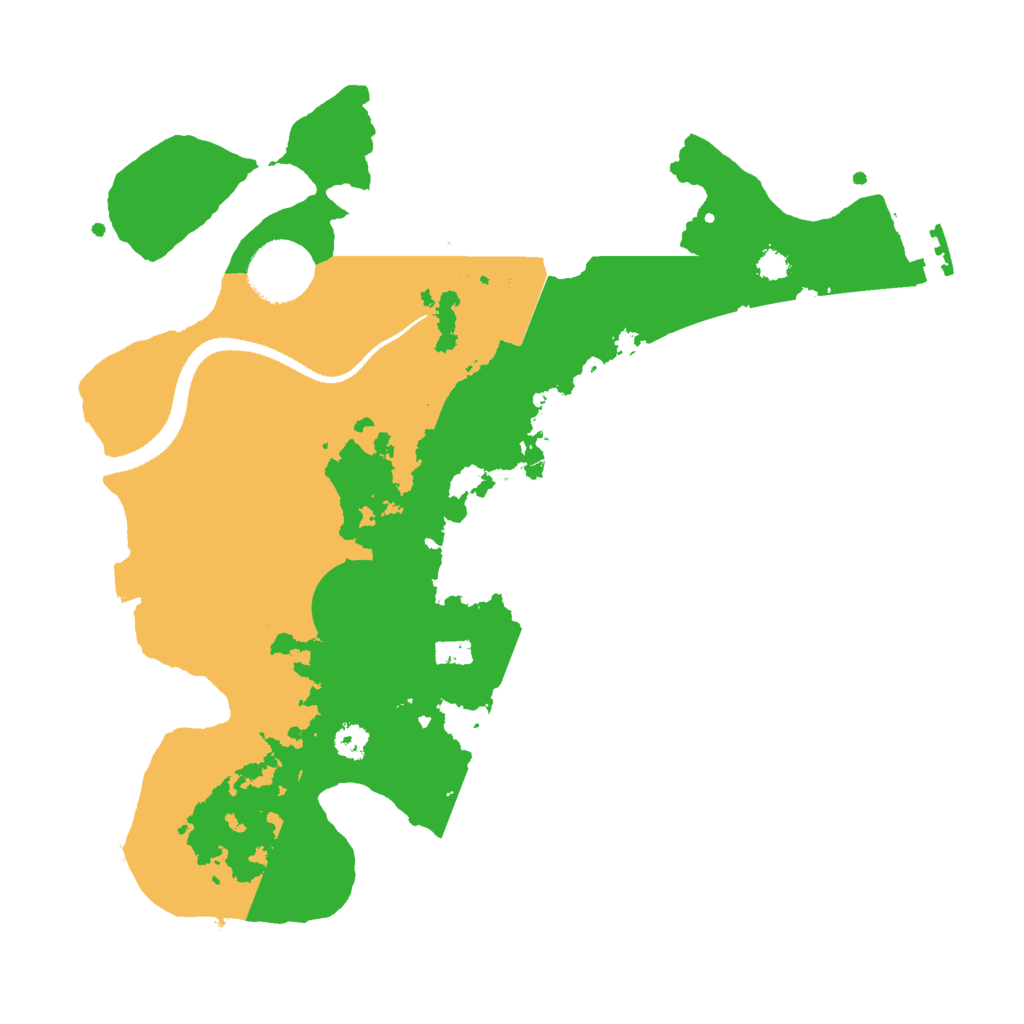 Biome Rust Map: Procedural Map, Size: 3000, Seed: 1867102786