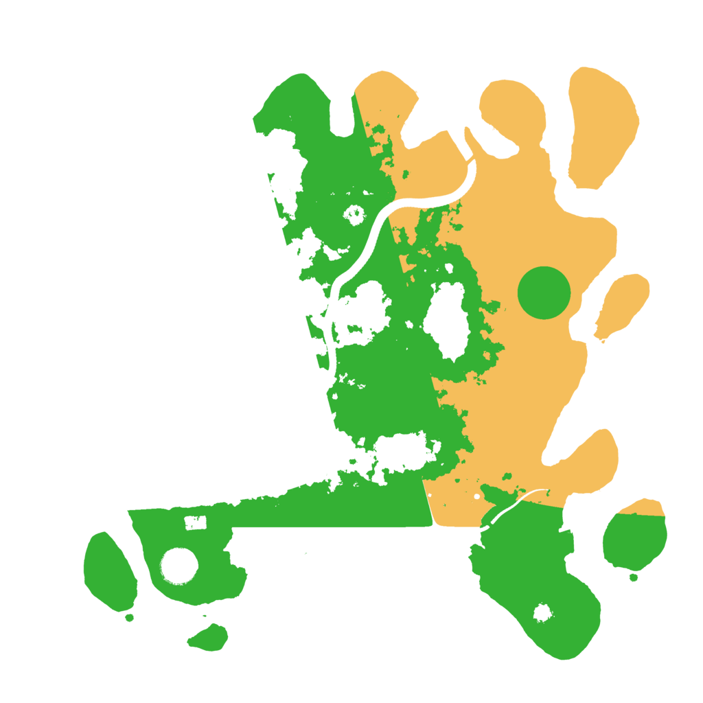 Biome Rust Map: Procedural Map, Size: 3500, Seed: 721847405