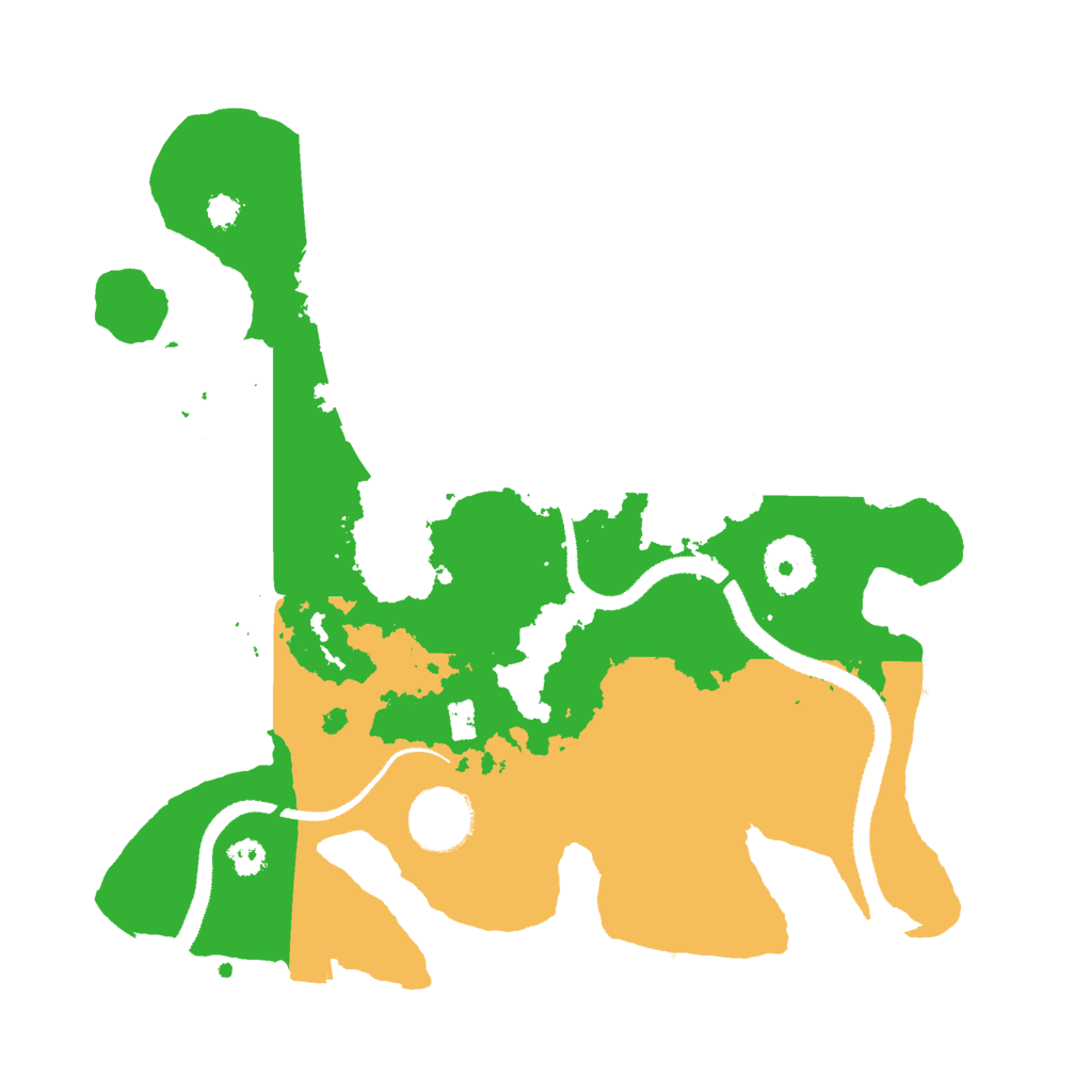 Biome Rust Map: Procedural Map, Size: 3000, Seed: 2091563387