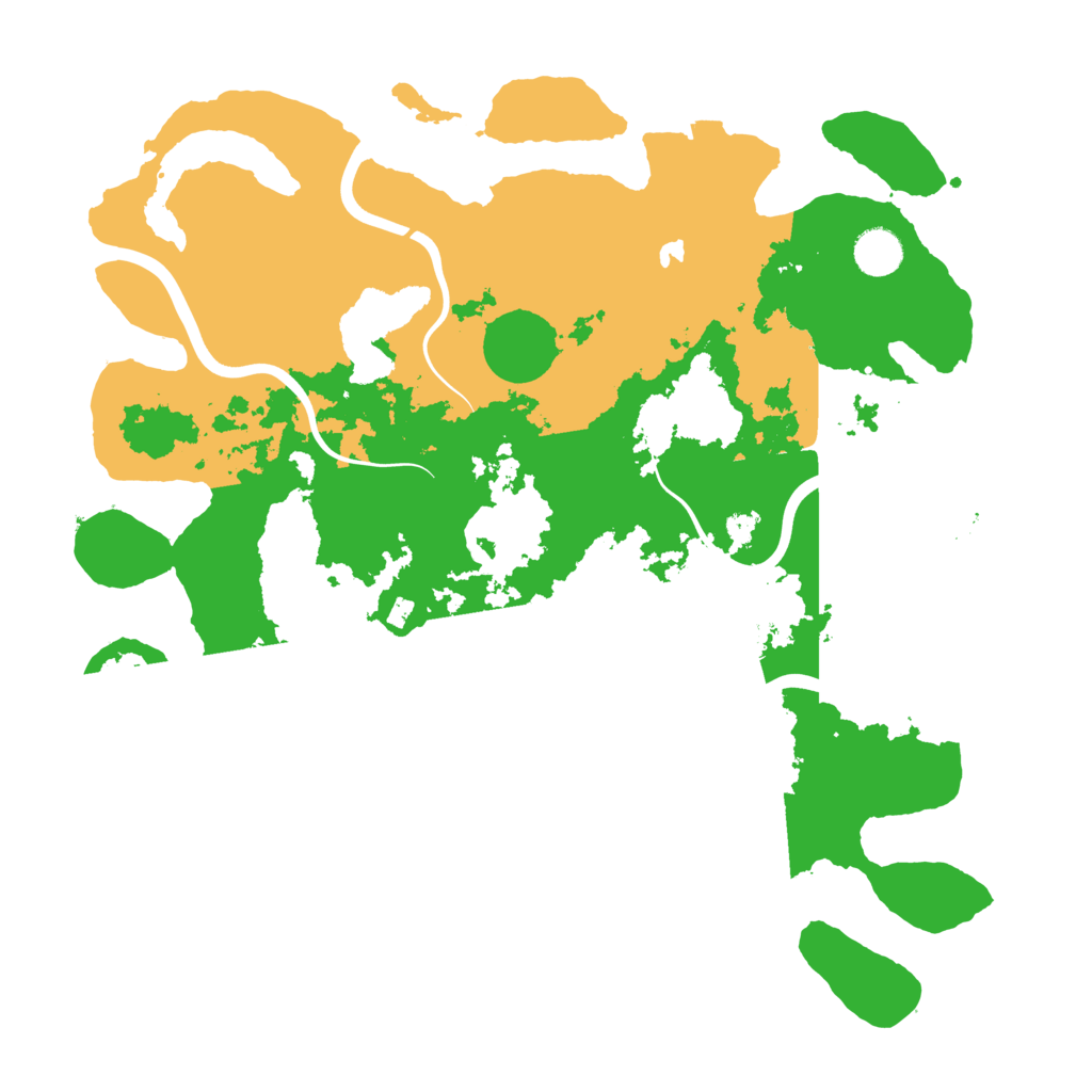 Biome Rust Map: Procedural Map, Size: 4000, Seed: 16549