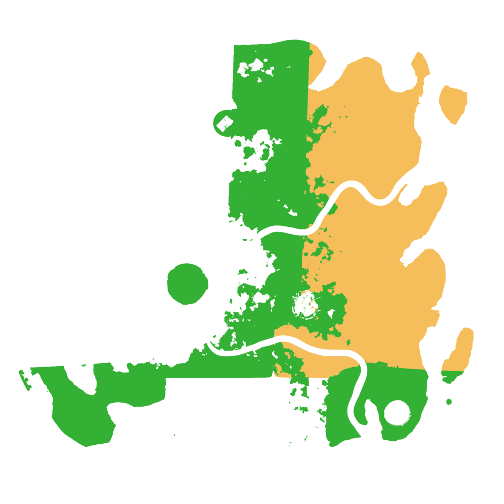 Biome Rust Map: Procedural Map, Size: 3500, Seed: 1033488298