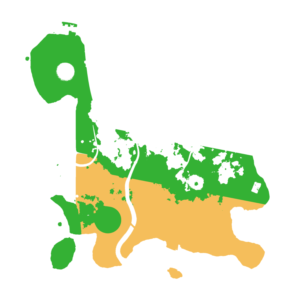 Biome Rust Map: Procedural Map, Size: 3000, Seed: 350000