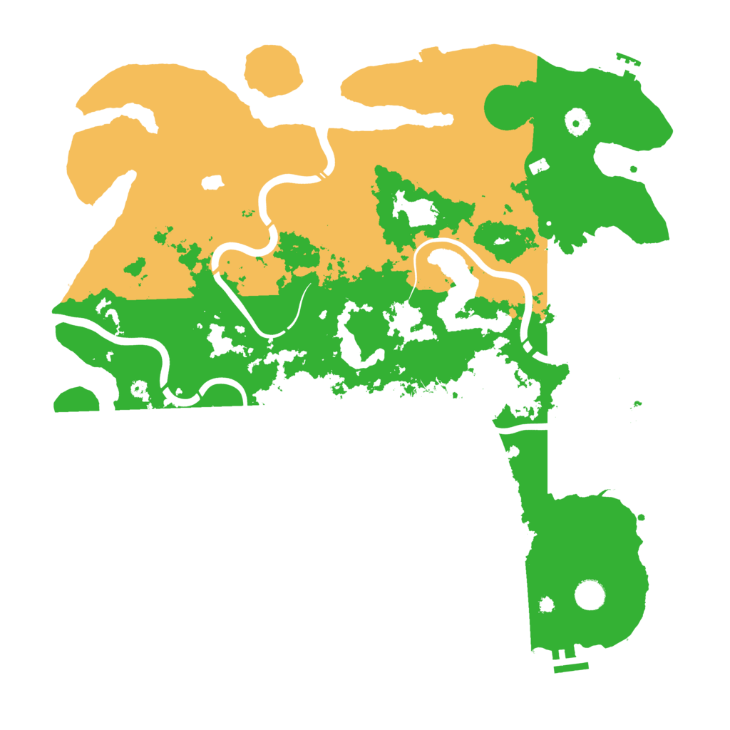 Biome Rust Map: Procedural Map, Size: 4250, Seed: 2006