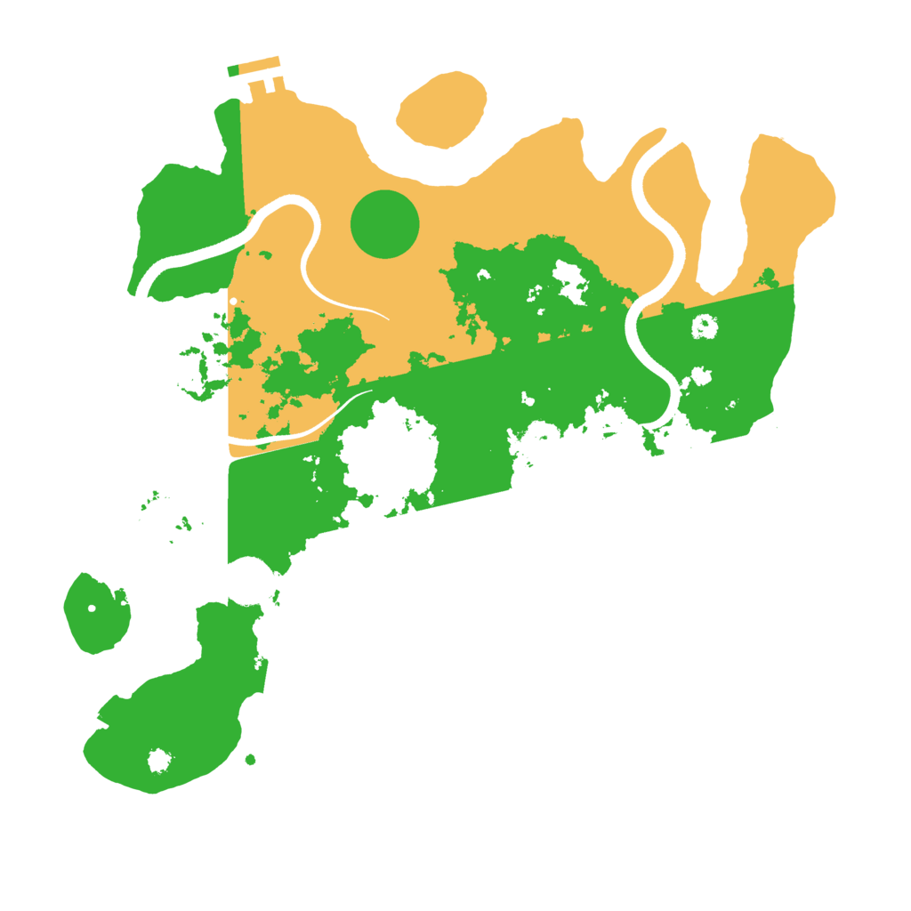 Biome Rust Map: Procedural Map, Size: 3500, Seed: 103762540