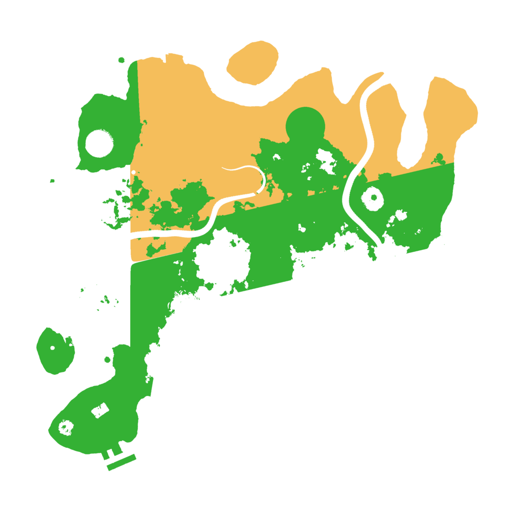 Biome Rust Map: Procedural Map, Size: 3500, Seed: 103762540