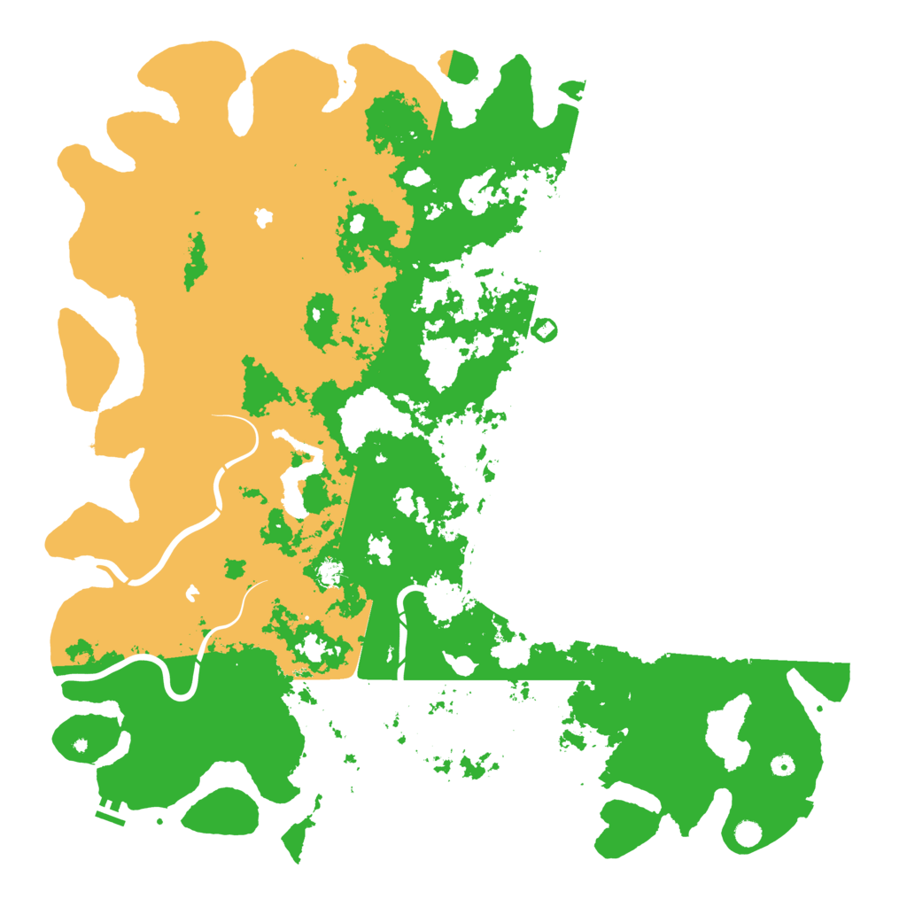 Biome Rust Map: Procedural Map, Size: 6000, Seed: 1128335163