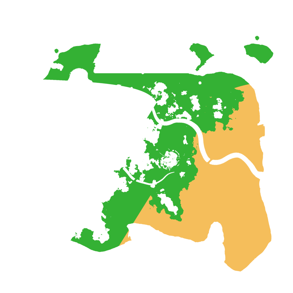 Biome Rust Map: Procedural Map, Size: 2851, Seed: 450000