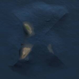 Thumbnail Rust Map: Procedural Map, Size: 1000, Seed: 1071753379, 1 Monuments