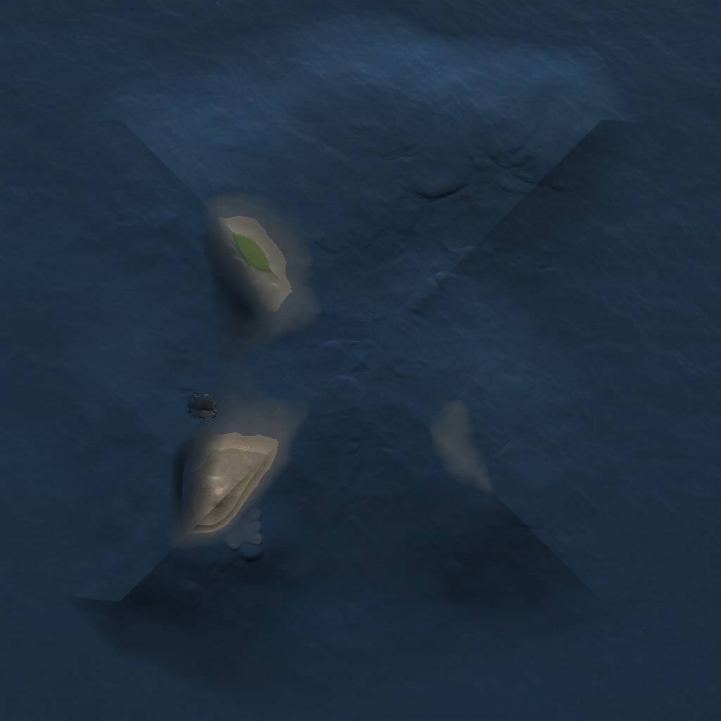 Rust Map: Procedural Map, Size: 1000, Seed: 1071753379, 1 Monuments