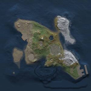 Thumbnail Rust Map: Procedural Map, Size: 2000, Seed: 2026, 5 Monuments