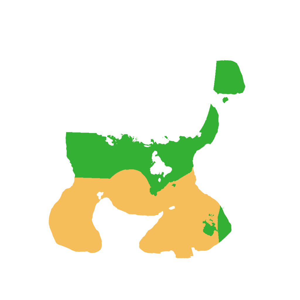 Biome Rust Map: Procedural Map, Size: 2000, Seed: 36995