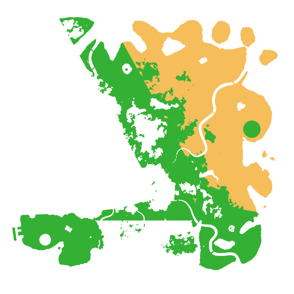 Biome Rust Map: Procedural Map, Size: 4500, Seed: 384599473