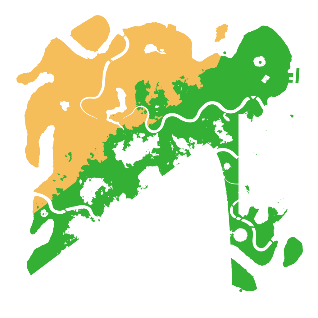 Biome Rust Map: Procedural Map, Size: 4250, Seed: 257351594
