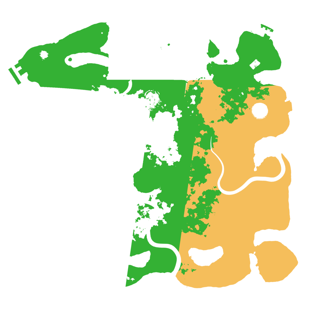 Biome Rust Map: Procedural Map, Size: 3500, Seed: 2980