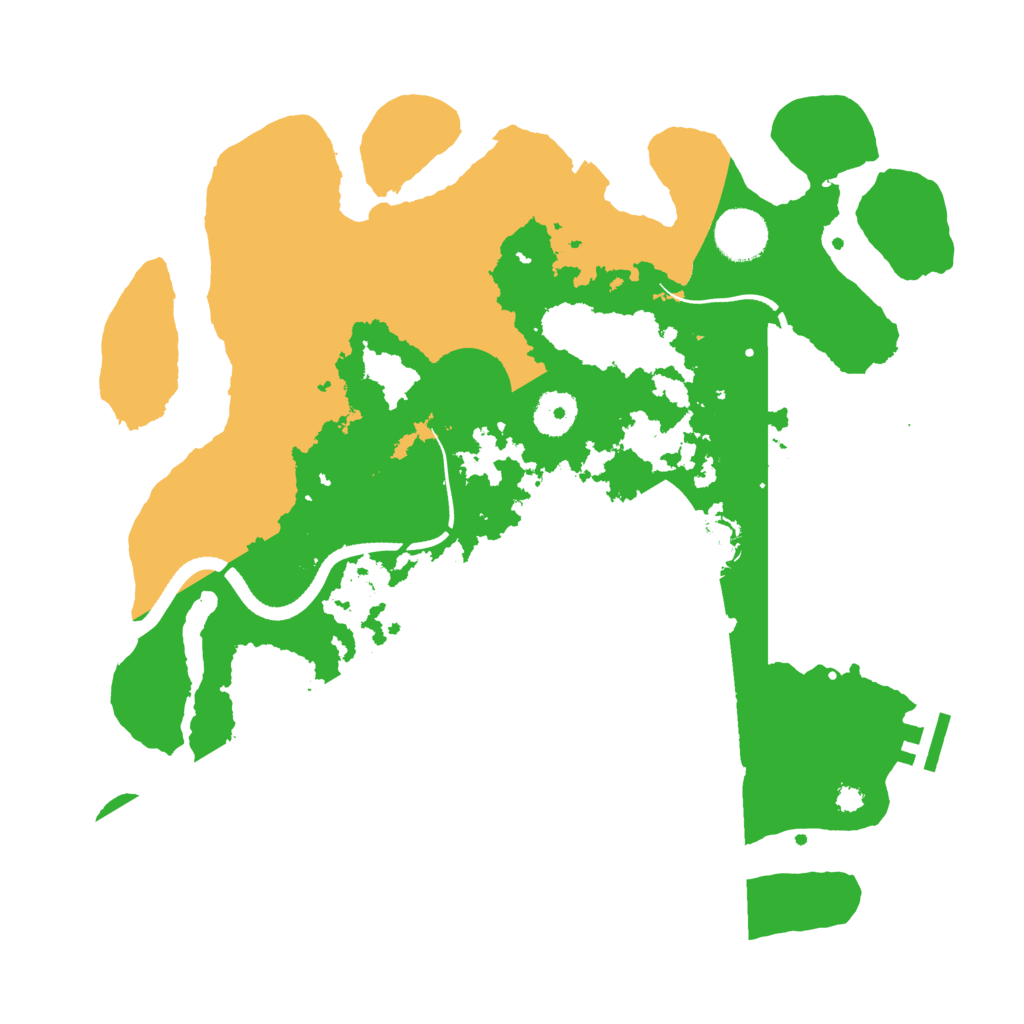 Biome Rust Map: Procedural Map, Size: 3500, Seed: 1713005122