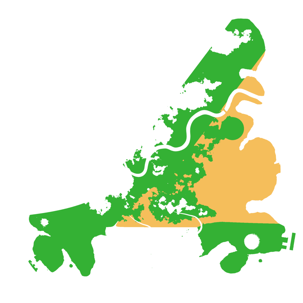 Biome Rust Map: Procedural Map, Size: 3500, Seed: 67895673