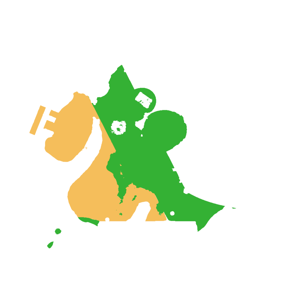 Biome Rust Map: Procedural Map, Size: 2000, Seed: 90007886