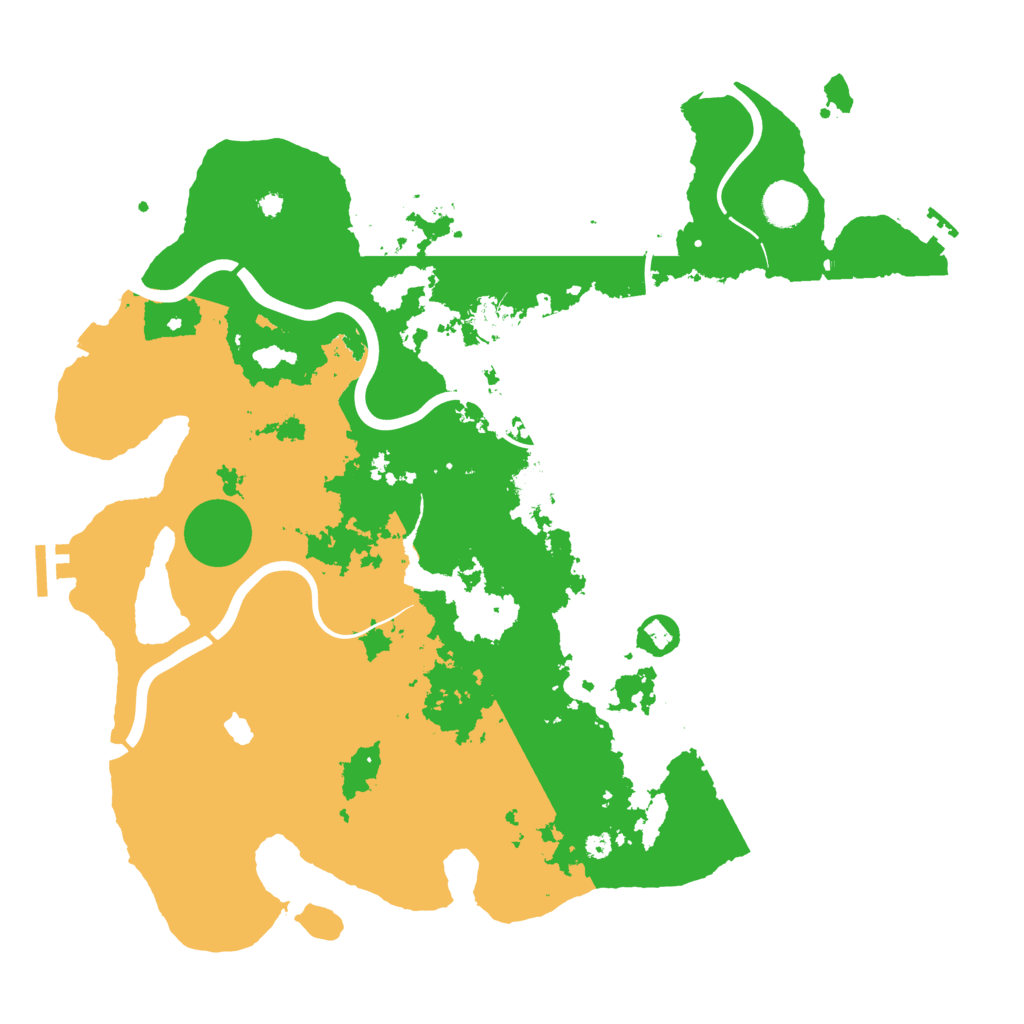 Biome Rust Map: Procedural Map, Size: 4000, Seed: 1406777597
