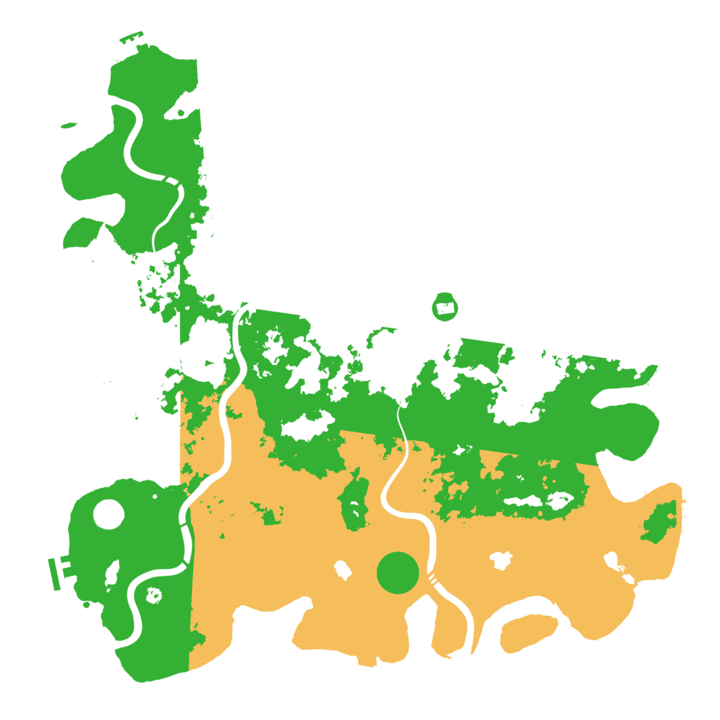 Biome Rust Map: Procedural Map, Size: 4500, Seed: 235471606