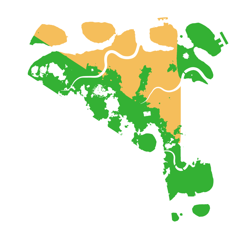 Biome Rust Map: Procedural Map, Size: 3600, Seed: 1318922283